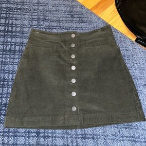 Corduroy skirt